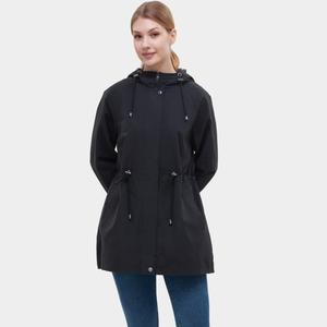 Женский тренч-ветровка Rokka&Rolla, черный