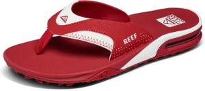 Мужские вьетнамки REEF Fanning с открывалкой для бутылок, белый/бордовый
