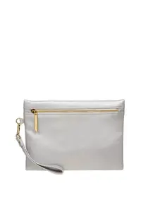 Кожаный клатч 'Chalfont' Pure Luxuries London, металлик