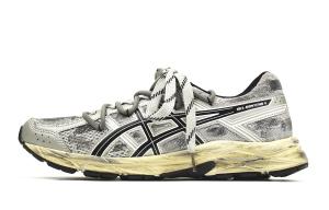 Gel Contend 4 амортизирующие, дышащие и с широким покрытием низкие кроссовки Unisex Premium Gray ASICS, серый