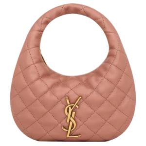 SAINT LAURENT Icarino Leather One Shoulder Handbag Mini Women's Hydrangea Multicolor