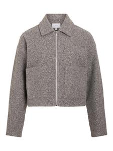 VILA Межсезонная куртка 'VIJadas' в крапчатом сером