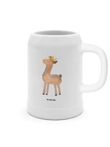 Пивная кружка Lama King без слов в белом цвете Mr. & Mrs. Panda