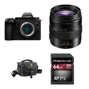 Беззеркальная камера Panasonic Lumix G9 II Mirrorless Camera with 12-35mm f/2.8 Lens
