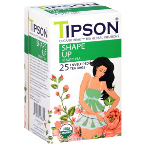 Чай Tipson Organic Beauty SHAPE UP в пакетиках 25 х 1,5 г х 1 sarcia.eu