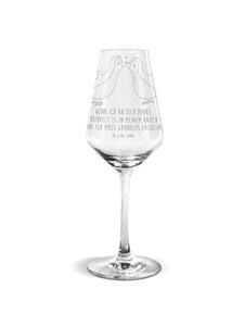 Бокал для белого вина, поцелуй пингвина с надписью из прозрачного материала Mr. & Mrs. Panda