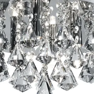 Потолочный светильник Searchlight, серебряный