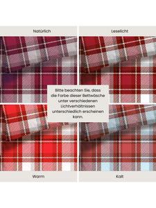 Комплект постельного белья Metor из фланели, 2 предмета, красный Schiesser, 135 x 200 см