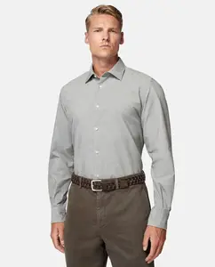 Мужская рубашка обычного кроя Boggi Milano, серый