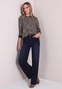 Жаккардовый джемпер leo Street One, Braun