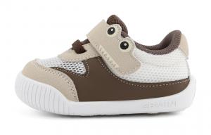 Обувь для начинающих ходить / Детские носки EBMINI, белый/бежевый