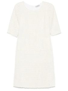 Мини-платье Charlott из букле, белый