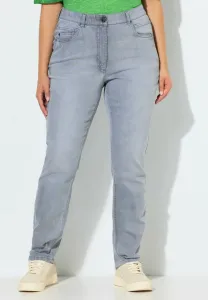 Джинсы облегающего кроя из эластичной ткани Ulla Popken, Pale Grey Denim