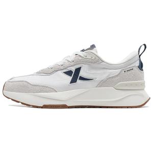 XTEP Амортизирующие противоскользящие и износостойкие женские низкие кеды бело-серые Sail White/White Sand Gray/Ink Teal, цвет Sail White/White Sand Gray/Ink Teal