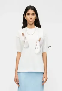 Футболка с принтом Moschino, Bianco