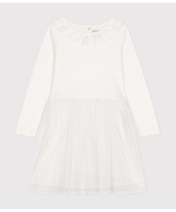 Платье из тюля с длинными рукавами