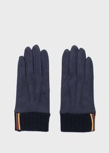 Перчатки Artist Stripe Rib Gloves Paul Smith, цвет Navy
