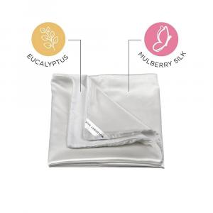 NIGHT DualSilk Наволочка из шелка и эвкалипта, серый