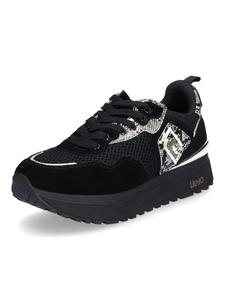 Кроссовки Maxi Wonder 01 черного цвета Liu Jo