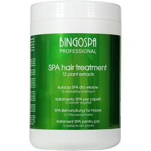 Лечение слабых, выпадающих и окрашенных волос 12 экстрактов, 1000 г Bingospa Professional