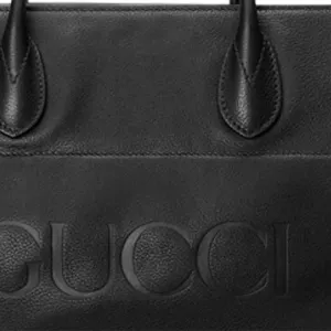 GUCCI Кожаная сумка-шоппер, тоут, через плечо, кроссбоди, маленькая унисекс black