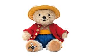 Кукла One Piece Monkey D. Luffy 711 Limited Luffy Bear 5th Setting плюшевая кукла высота 19cm BANDAI