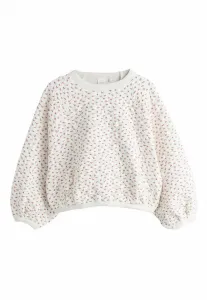 Толстовка стандартного кроя Next, Cream Flower Ditsy