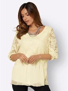 Шифоновая блузка цвета шампанского WITT WEIDEN