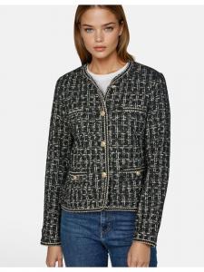 WHITE LABEL Блейзер черно-белый