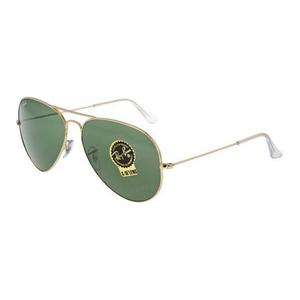 RayBan Авиаторские солнцезащитные очки Metal Unisex Gold, Gold