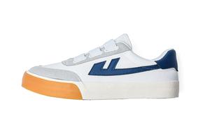 WARRIOR Нескользящие, износостойкие, дышащие низкие кроссовки для скейтбординга унисекс. Цвет: белый, серый, темно-синий