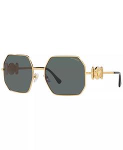 Поляризованные солнцезащитные очки унисекс Versace, золотой