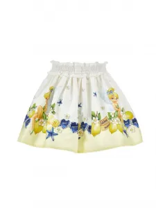 Юбка феи тинкер белл Monnalisa, Bianco-Giallo