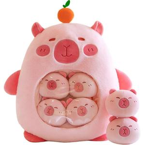 Плюшевая игрушка капибара медведь свинка, высота 45см JIZHUAN