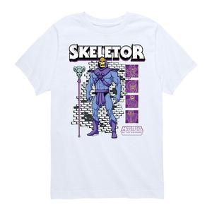 Футболка с принтом Skeletor для мальчиков 8-20 Licensed Character, White