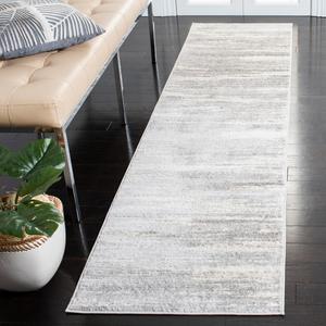 Ковер-дорожка SAFAVIEH, 67 x 275 см, Skyler Collection Light Grey/Ivory SKY501F современный абстрактный без ворса для гостиной, прихожей, фойе, коридора, спальни