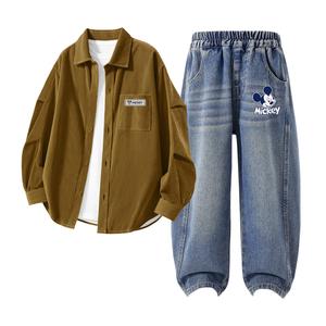 Детская повседневная спортивная одежда Disney, синий