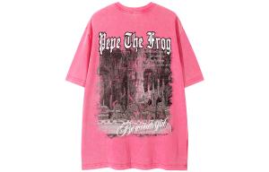 pepe the frog Футболка унисекс с лягушкой Пепе, Розовый