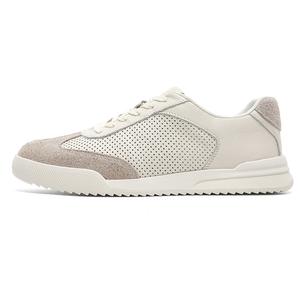 MOMGOG Мужские белые повседневные туфли устойчивые к истиранию дышащие легкие, цвет White