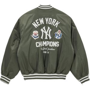 Куртка fw25 в корейском стиле унисекс New Era, зеленый