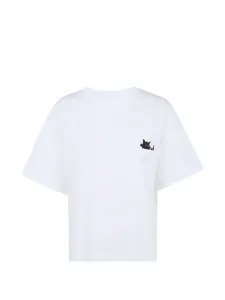 Футболка с кошкой Paul Smith, белый