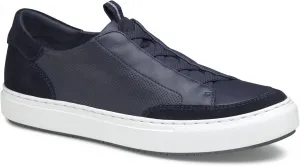 Кежуал кроссовки Johnston & Murphy Anson Stretch с эластичной шнуровкой и закрытым носком, темно-синий