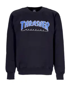 Полосатая толстовка с круглым вырезом и длинными рукавами Thrasher, синий