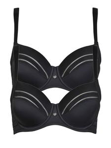 Бюстгальтер на косточках Lisca, черный