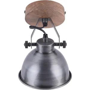 Настенный светильник SAMIA E14 1 шт. Just Light, Stahlgrau