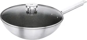 Вок Zwilling 66901-300-0 из нержавеющей стали, 30 см