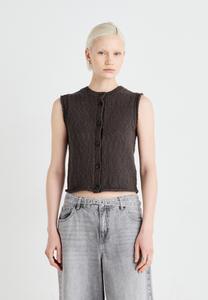 Жилет OLINA VEST Weekday, коричневый