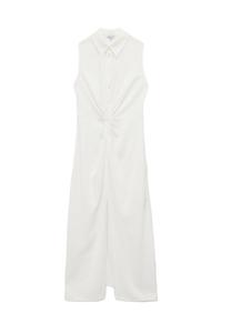 Платье Koton Shirt dress, Off White/Off-White
