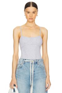 Боди на резинке Grlfrnd, серый