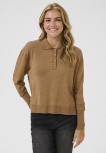 Джемпер Kaffe LIZZA, Toasted Coconut Melange/Mottled Brown